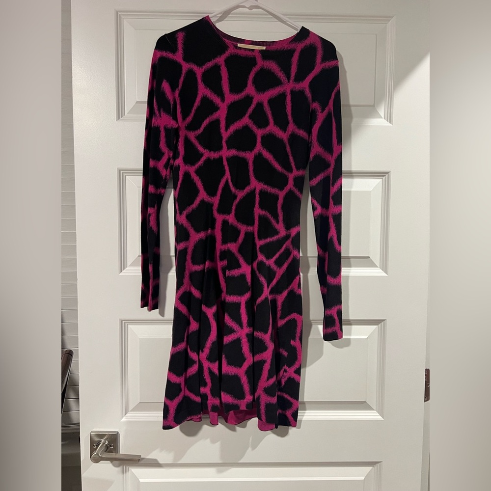 Michael Kors Pink and Black Dress